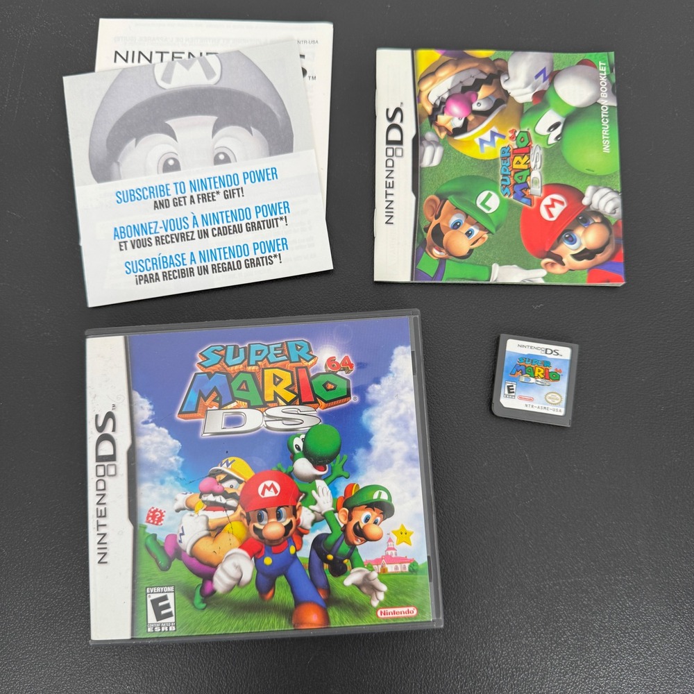 Super Mario 64 DS Nintendo DS Game Complete CIB NTR-ASME-USA 2004